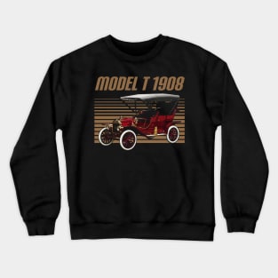 Ford Model T 1908 Awesome Automobile Crewneck Sweatshirt